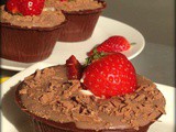 Chocolate Cups with Mousse Filling