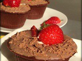 Chocolate Cups with Mousse Filling