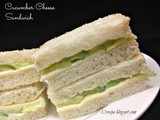 Cucumber Cheese Sandwich