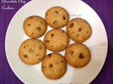 Eggless Chocolate Chip Cookies