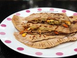 Paratha with Creamy Egg Stuffing