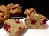 Raspberry Oat Muffins