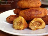 Unnakaya / Stuffed Banana Fritters