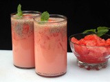 Watermelon Basil Seeds Drink