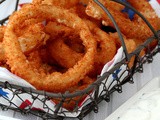 Etats Unis : Onion Rings et Sauce Ranch