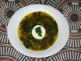 Lesotho: Spinach and Mandarin Soup
