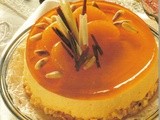 Cheesecake με ζελε πορτοκαλιου