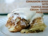 Cinnamon Rolls with Vanilla Bean Cream Cheese Frosting