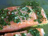 Day 215 - Basil Baked Salmon