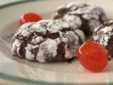 Day 6 of the 12 Days of Cookies - Chocolate Cherry Crinkles