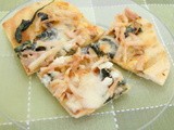 Grilled Spinach, Feta & Chicken Pizza
