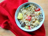 Grilled Vegetable, Feta and Orzo Salad