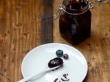 Blueberry chocolate jam