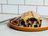 Blueberry lime poundcake