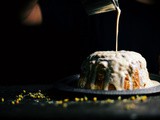 Chamomile and long black pepper steamed bread pudding