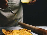 Chickpea parathas/an indian flatbread