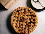 Dry mango spiced apple cranberry pie