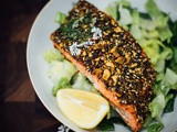 Dukkah seasoned salmon