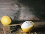 Lemon rosemary sorbet