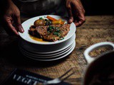 Martha's brisket with parsnips and carrots