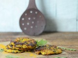 Pan seared hot and spicy pumpkin cakes