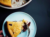 Sourdough cherry cardamom cake