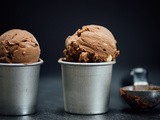 Spiced chocolate fruit and nut ice cream