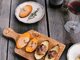 Sweet potato crostinis