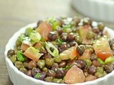 Winter chickpea salad