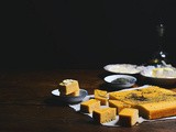 Yeasted chickpea parmesan and herb bread