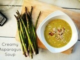Creamy Asparagus Soup with Chicken Sausage