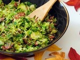 Give Thanks + Brussels Sprouts with Bacon, Rosemary, and Lemon