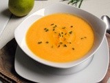 Have yourself a very peary Christmas! (Butternut Squash and Pear Soup)
