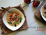 Kick-off to October Unprocessed: White Bean Soup with Kale and Sausage