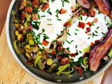 Leek & Bacon Baked Eggs