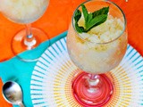 Pineapple with Mint Granita