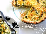 Sundays with Joy -- Leek & Asparagus Quiche