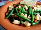 Tortellini with Green Beans and Tomatoes