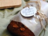 Vegan Pumpkin Walnut Bread