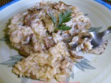 Risotto funghi e salsiccia