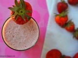 Strawberry lassi