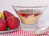 Sweet strawberry-lemon verrine