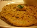 Peas Paratha (Matar ke paranthe)