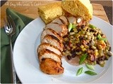 Black Bean Maque Choux with Cajun Chicken