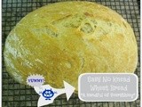 Easy No Knead Wheat Bread