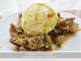 Maple Pear Crumble a La Mode