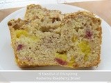 Nectarine Raspberry Bread