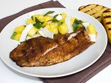 Guest Post Thursday – Grilled Tilapia With Pineapple Coconut Salsa With Steve Of The Black Peppercorn