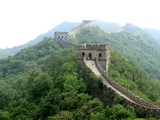 Lunch In Mutianyu, a Village At The Foot Of The Great Wall Of China