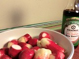 Soy Sauce Roasted Radishes